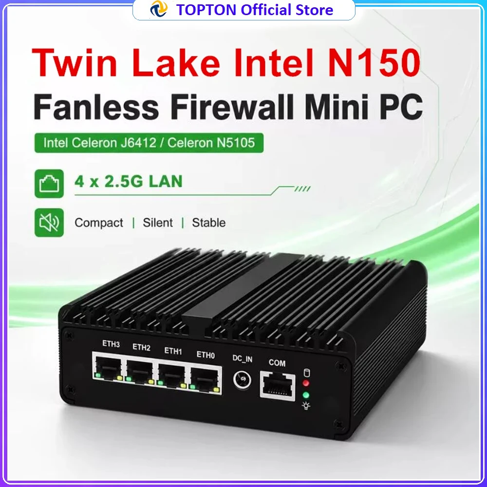 Intel N150 Celeron N5100 J6412ファンレスUTM Intel N150 Celeron
