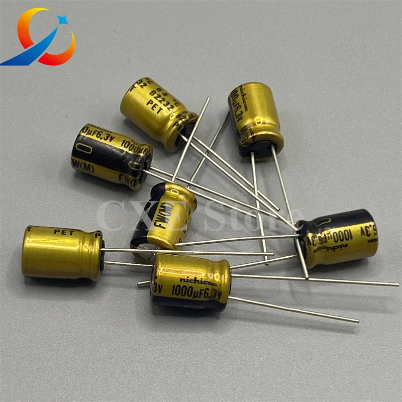 

20PCS FW 6.3V1000UF Volume 8X11.5MM Nichicon Audio Electrolytic Capacitors UFW0J102MPD NEW