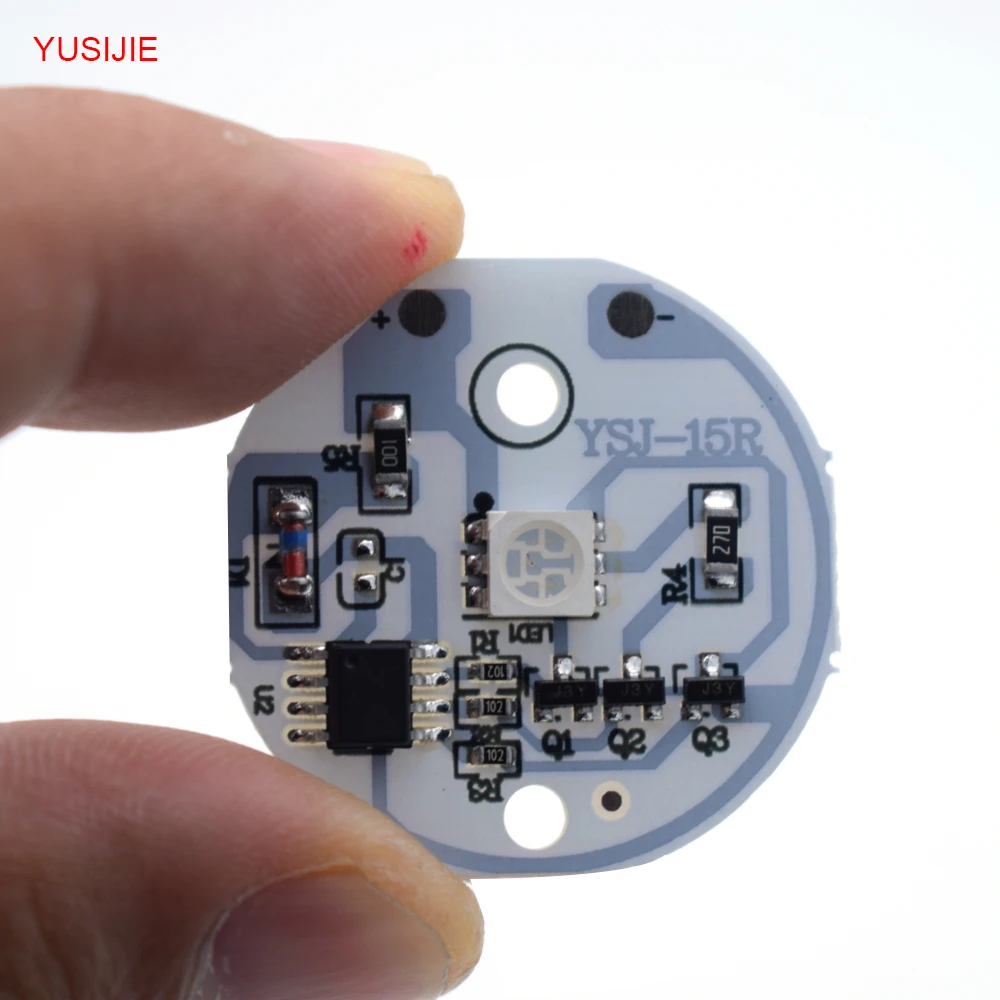 YSJ-369 RGB gradient color module 3-5V DIY automatic color changing micro scene model crafts handmade lighting circuit board