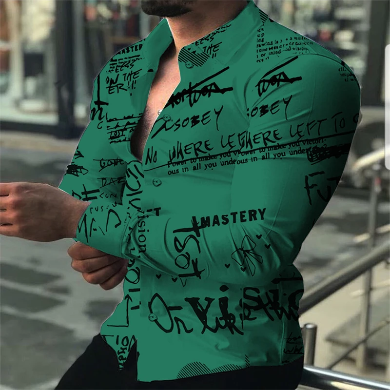 Men's Long-sleeve Shirt with 3 - 3D Printing Design recension och pris