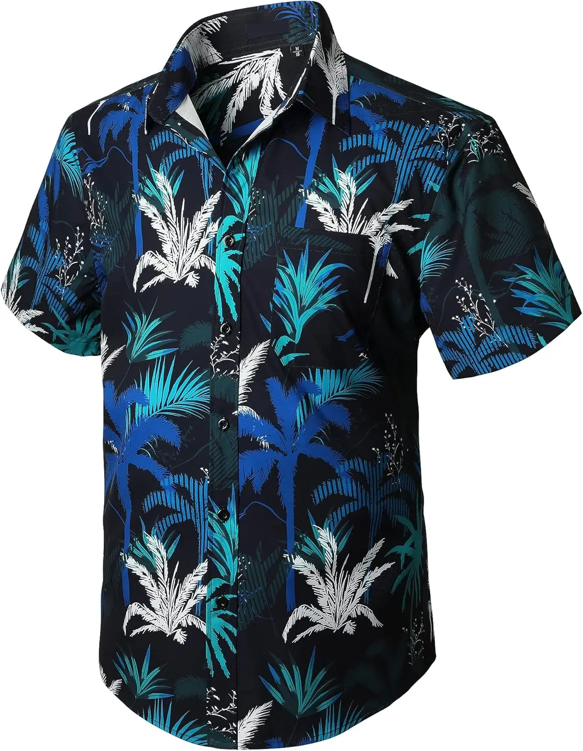Hawaiian Shirt for Men Short Sleeve Button Down Floral Funky Casual Flowers Palm Tree Pineapple Print Shirt for Beach Holiday