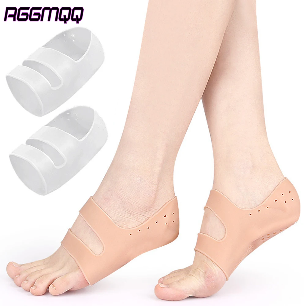 1 Paar Plantarfasziitis-Gel-Fersenschoner - Ferseneinlagen mit Gewölbestütze für Damen und Herren - Ferseneinlagen gegen Fersenschmerzen und Plattfüße