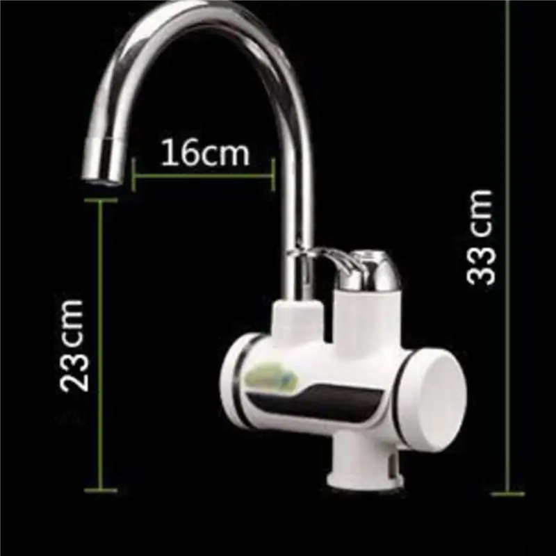 A84X-2X Instant Water Heater Electric Kitchen Hot Water Faucet Heater Tap Cold Heating Faucet Tankless Water Heater EU Plug