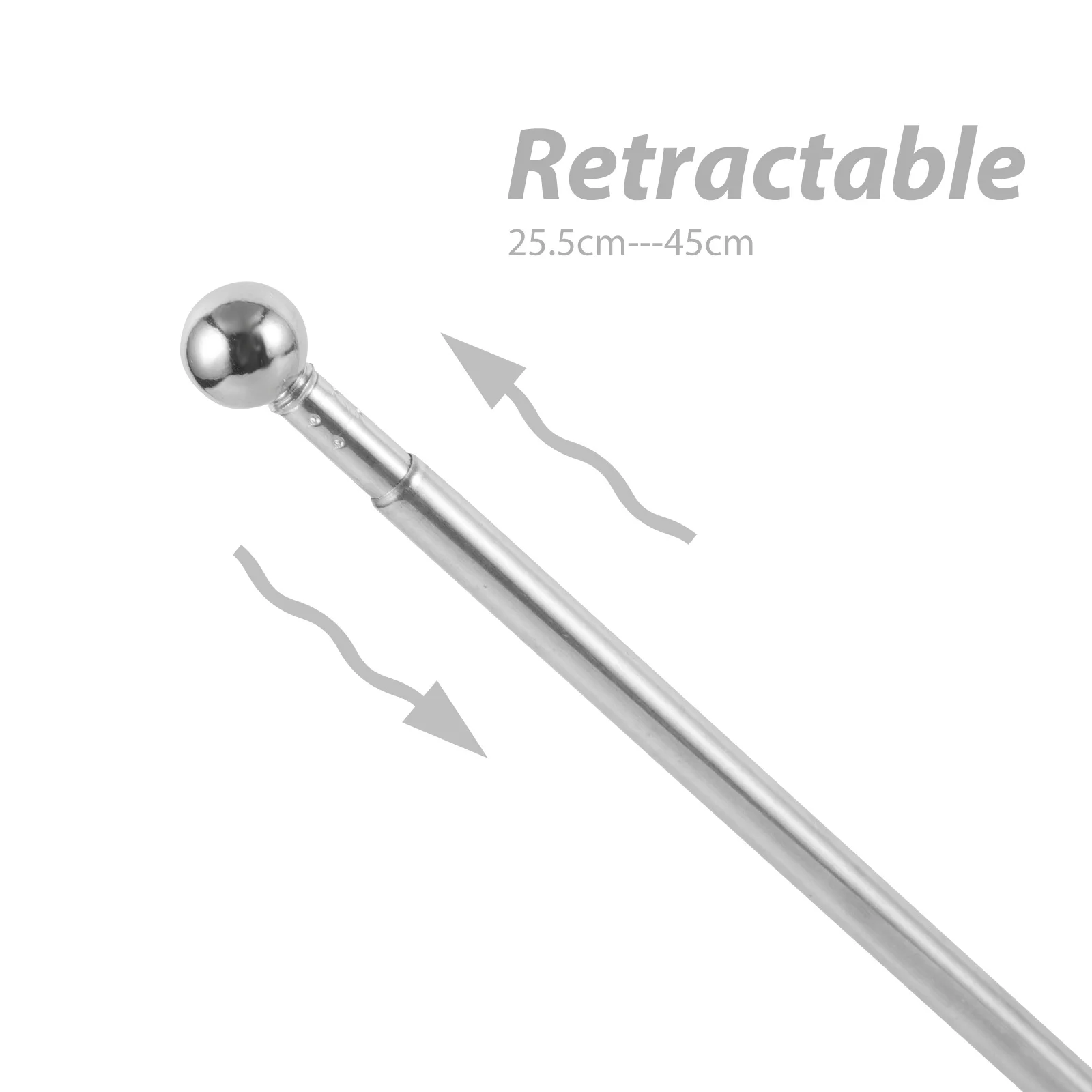 Flagpole Stainless Steel Vehicle Holder Base For Office Home Table Flag Display Stand Multipurpose Flag Holder