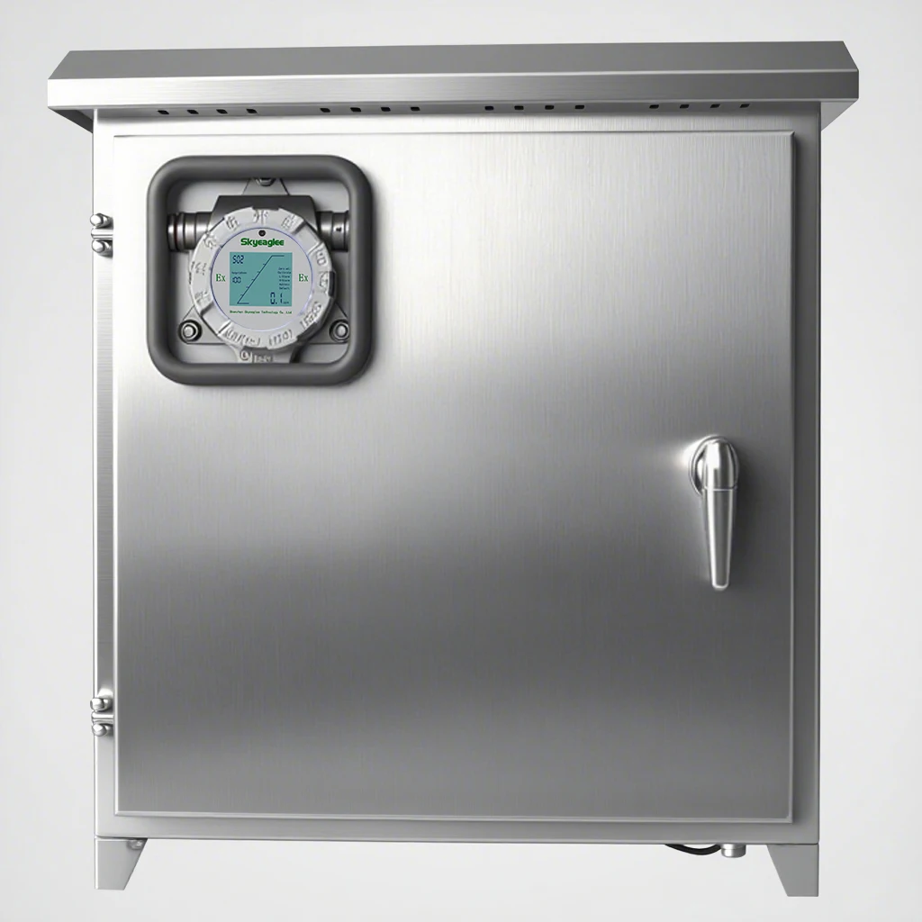 

Pump Suction Combustible Gas Online Monitoring System VOC O2 H2S CO CO2 Gas Detector Alarm with Flue Pipe Detection LEL PID