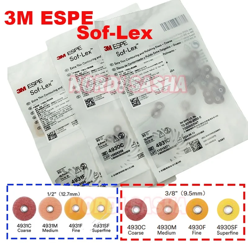 

30 шт./упак. Стоматологические диски 3M ESPE Sof-Lex Extra для контурной обработки и полировки, ультратонкие, сменные, мелкозернистые, среднезернистые, грубозернистые