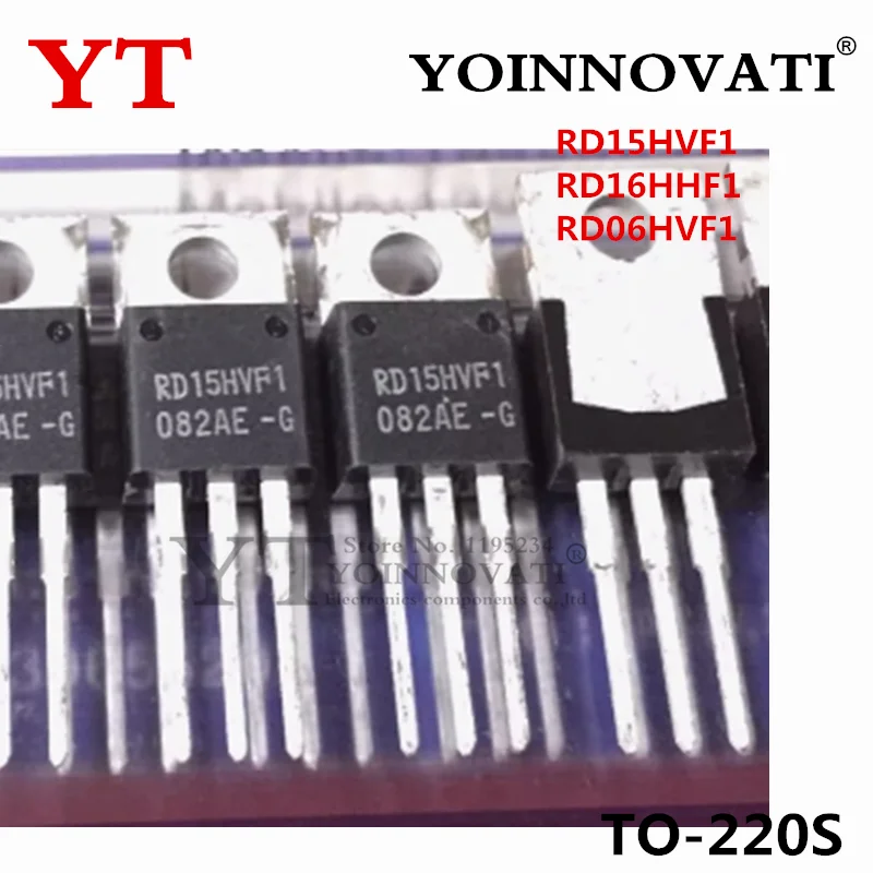 5 PCS Novo RD15HVF1 RD16HHF1 RD06HVF1-501 TO-220S Silício MOSFET Transistor de Potência