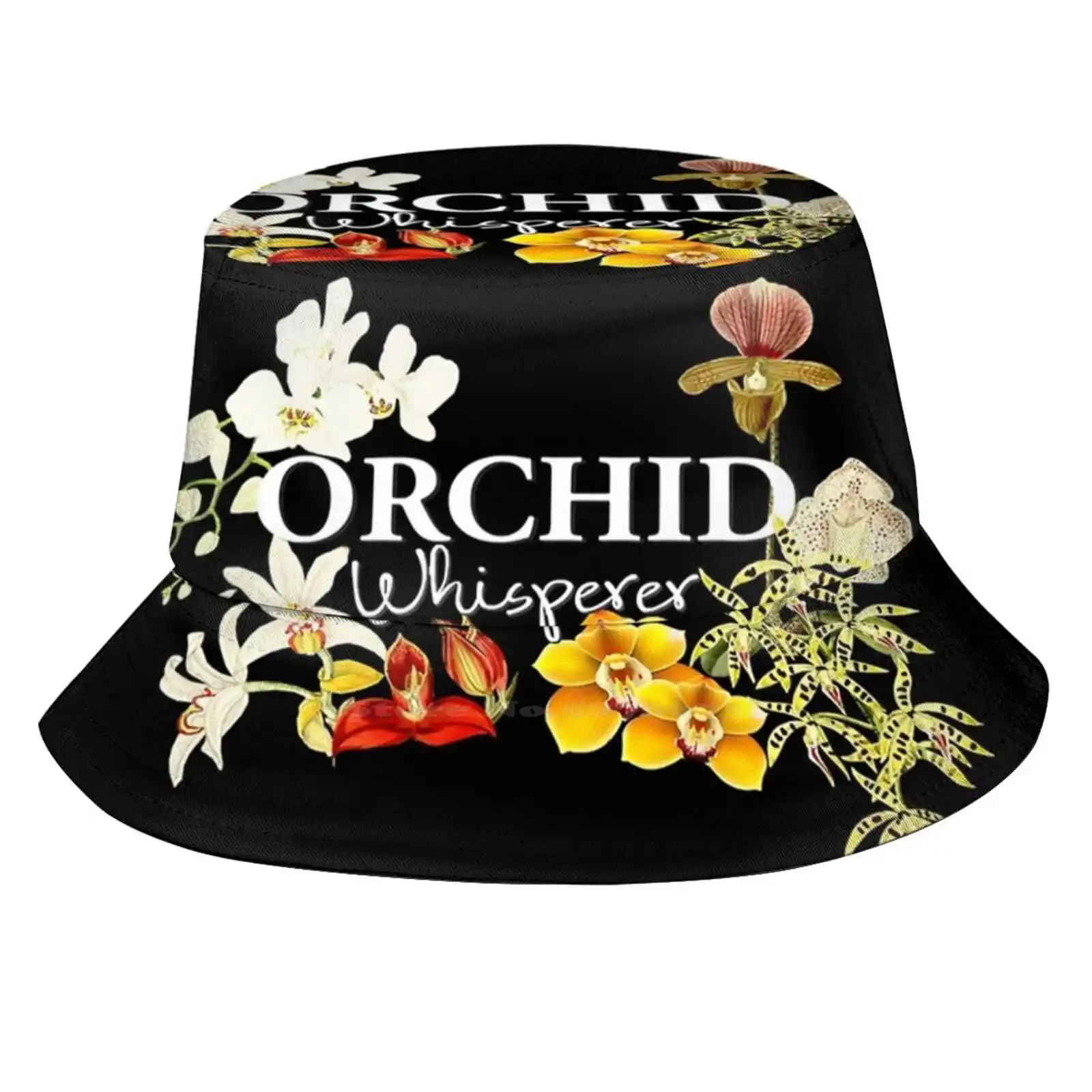 Orchid Whisperer I Love Orchids Unisex Summer Cap Sunscreen Hat Orchid Lover Orchid Funny Orchid Design Orchid Saying Orchid