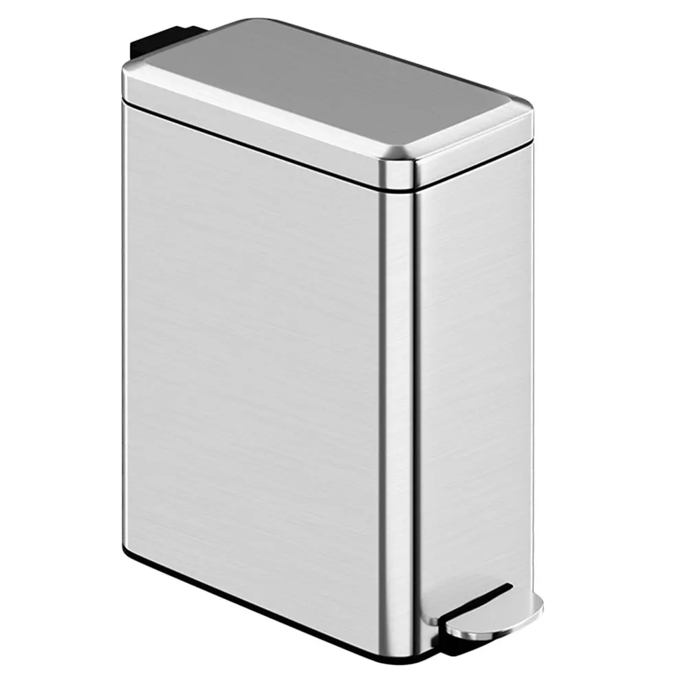 

Pedal Trash Can Rubbish Storage Garbage Cans Waste Paper Bucket Bin Bathroom Basket Step Home Large Container