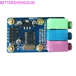 Audio sampling Audio module WM8731 circuit board Digital audio Microphone driver Headphone driver