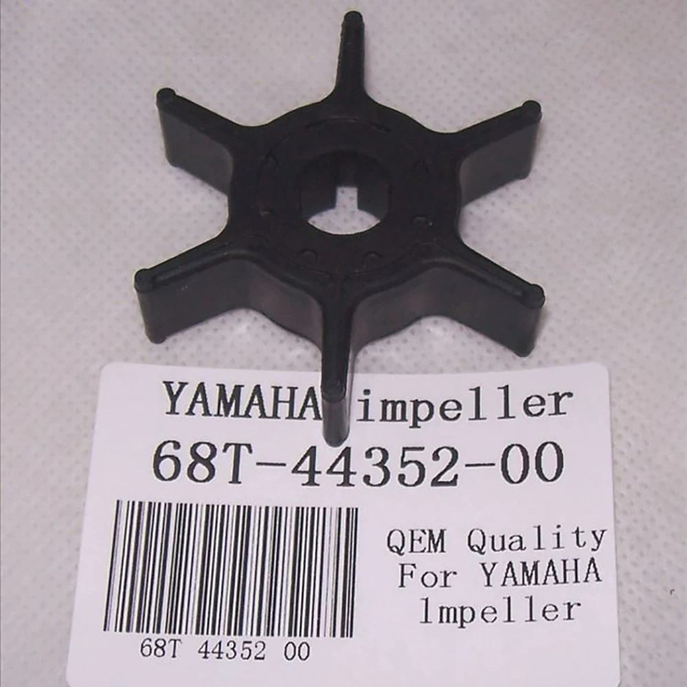 Outboard Rubber Water Pump Impeller For Yamaha 4Stroke 6hp 8hp 9.9hp Boat Engine Spares ,68T-44352-00-00