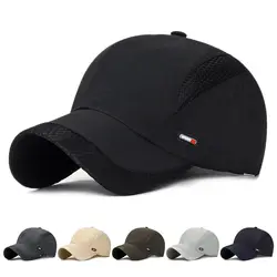 Berretto da Baseball Unisex traspirante ad asciugatura rapida in rete cappello da corsa cappello da sole berretto da Baseball spaziale all'aperto