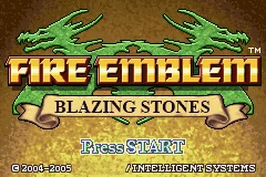 32bit game card : Fire Emblem Blazing Stones: FE8/FE7 Character Replacement Rom Hack V1.1 ( ALL Region!! English translation!! )