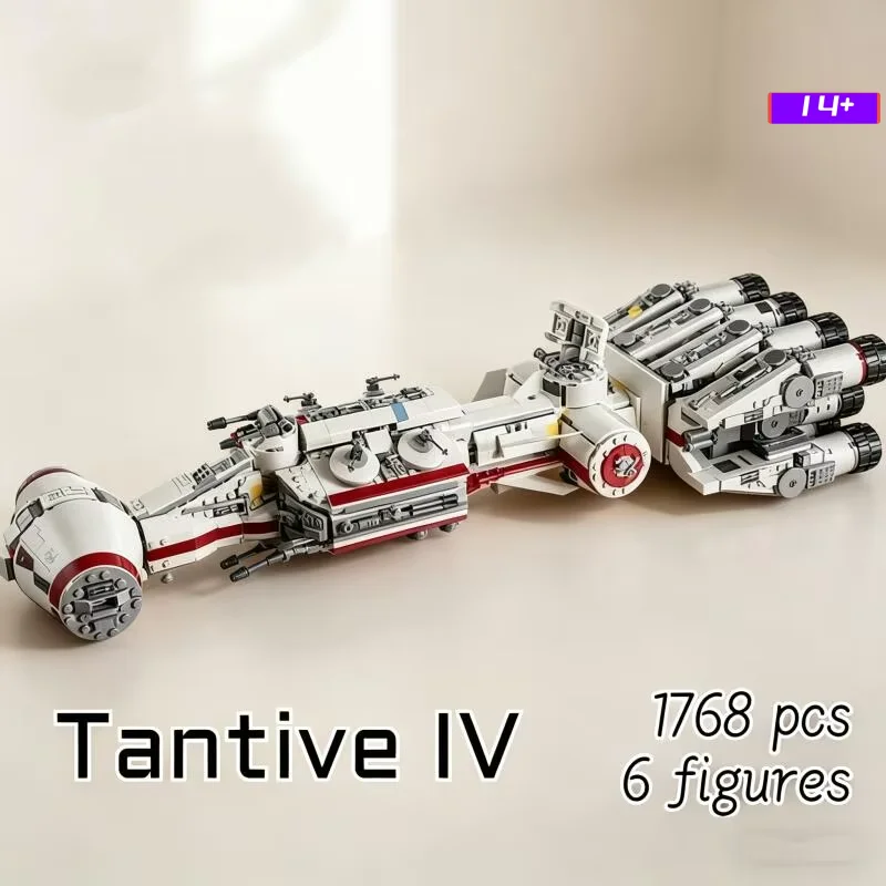 

2026 MOC 75244 Star Battle UCS Tantive IV Rebel Imperial Armada Galactic Empire Jedi Sith Saga Building Block Toy Birthday Gifts