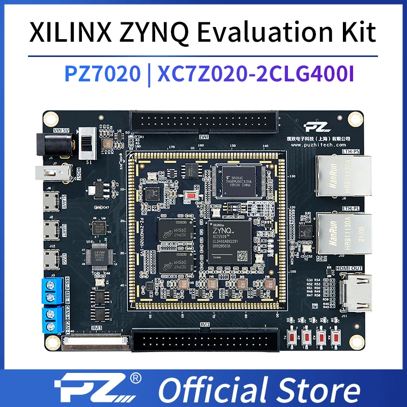 

Xilinx arm board Puzhi PZ7020-KFB оценочный комплект Xilinx SoC ZYNQ 7000 XC7Z020 FPGA макетная плата