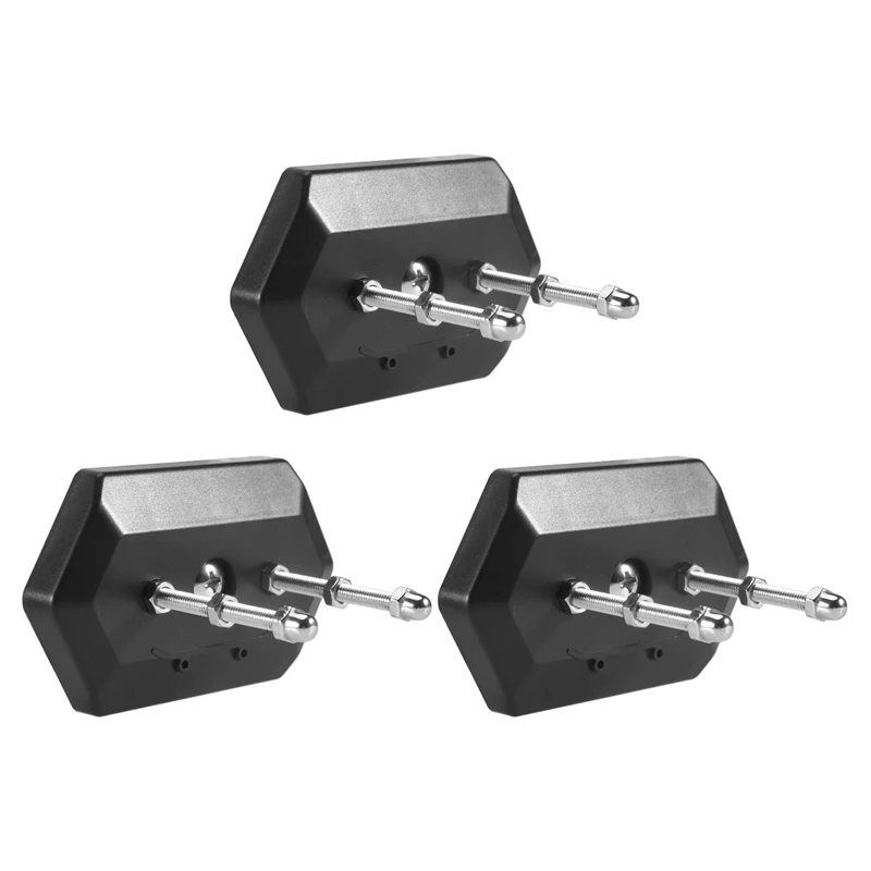 스케이트 보드 랙 3 팩 벽 마운트 스케이트 보드 홀더 스케이트 보드 데크 디스플레이 및 보관을위한 스케이트 보드 옷걸이