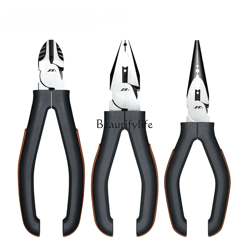 

Tiger Wire Cutter Multi-Functional Universal Electrician Special Tool Bevel Plier