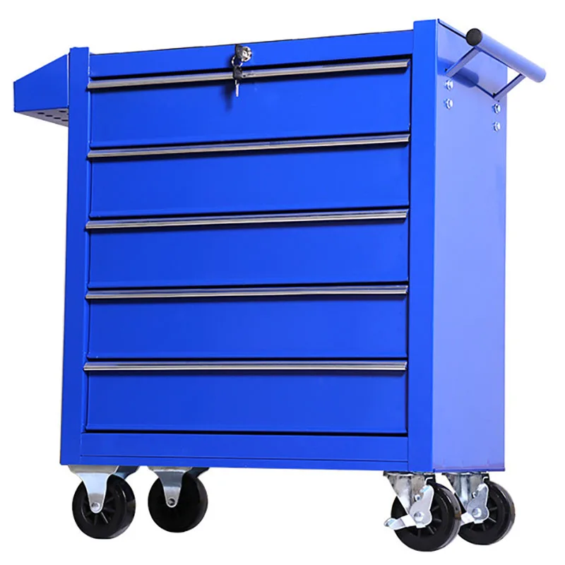 Brand new 5 Drawer Storage Tool Box Trolley Workshop Hardware Mobile Multi-Functional Auto Car Repair Maintenance Toolki