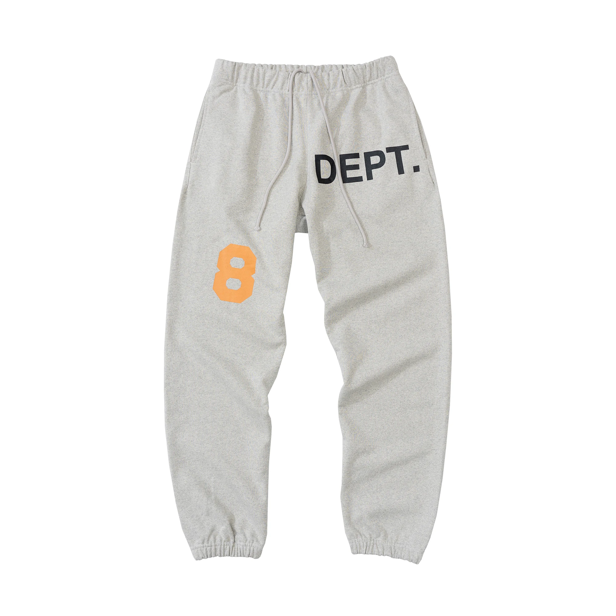 DEPT GRAILZ Logo Sweatpants Alphanumeric 8 Print Elasticated Terry Trousers | 8112