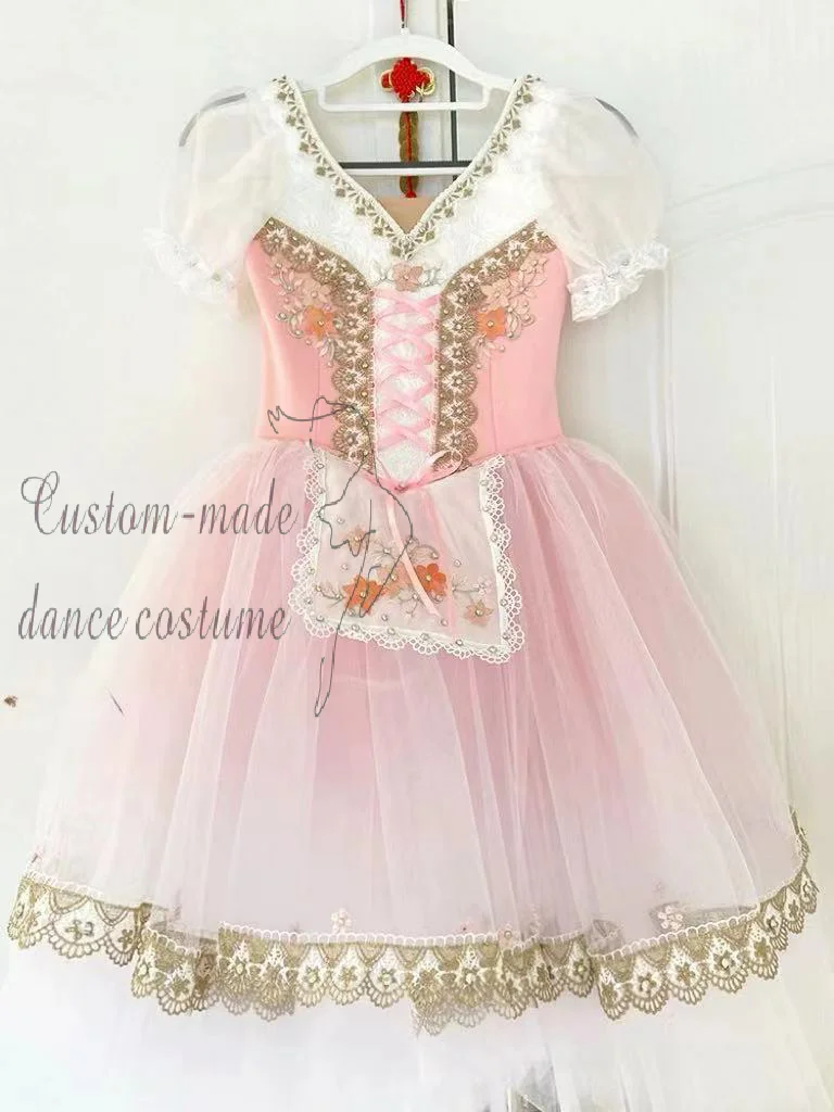 2024 the latest adult children's romantic ballet dress high-end custom  Giselle's Variation YAGP Competiton Ballerina Profession