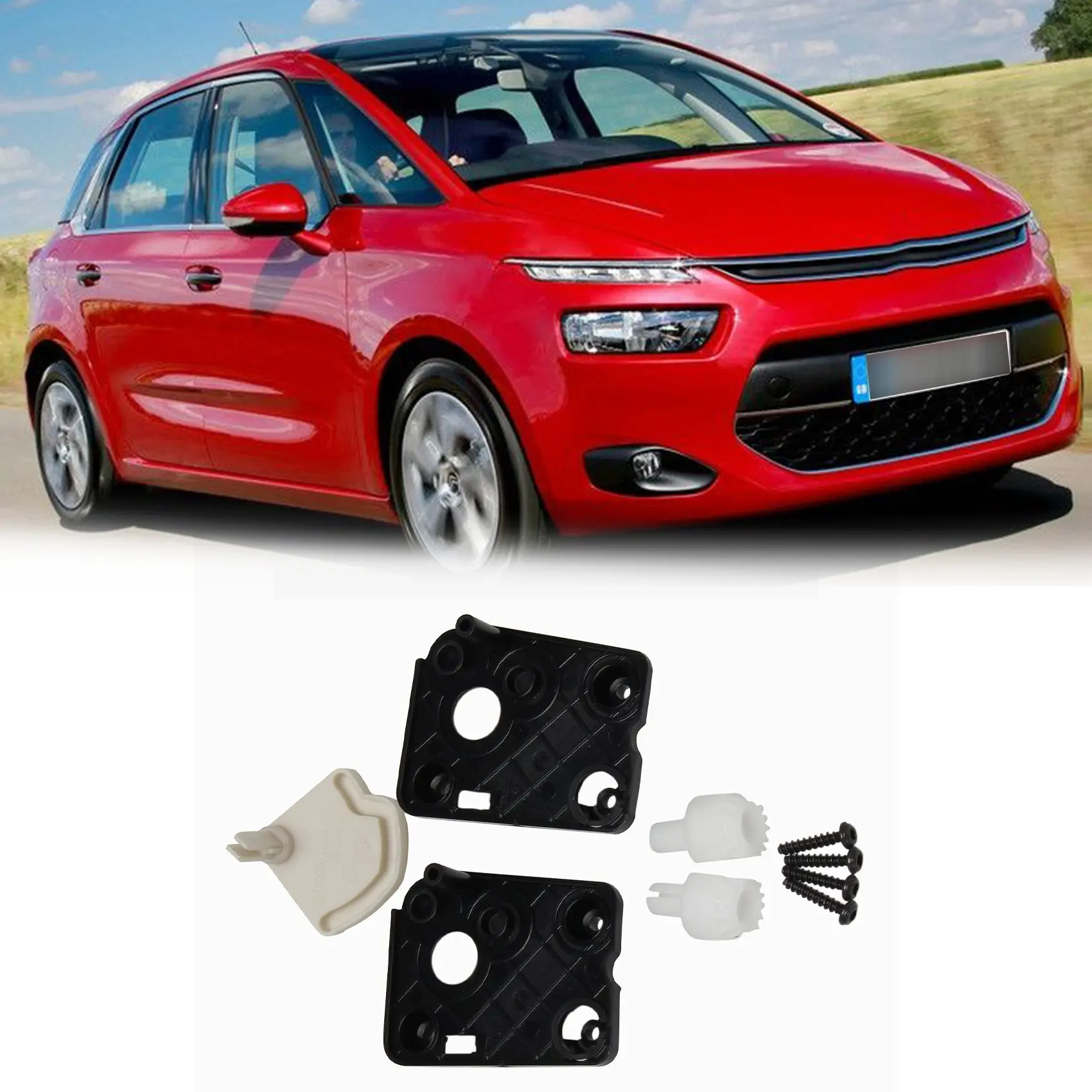 Kit de réparation de climatisation de voiture, volet de chauffage, mise à niveau de la climatisation, KIT 307, Cristaux en C4 1607044080, 6450XZ