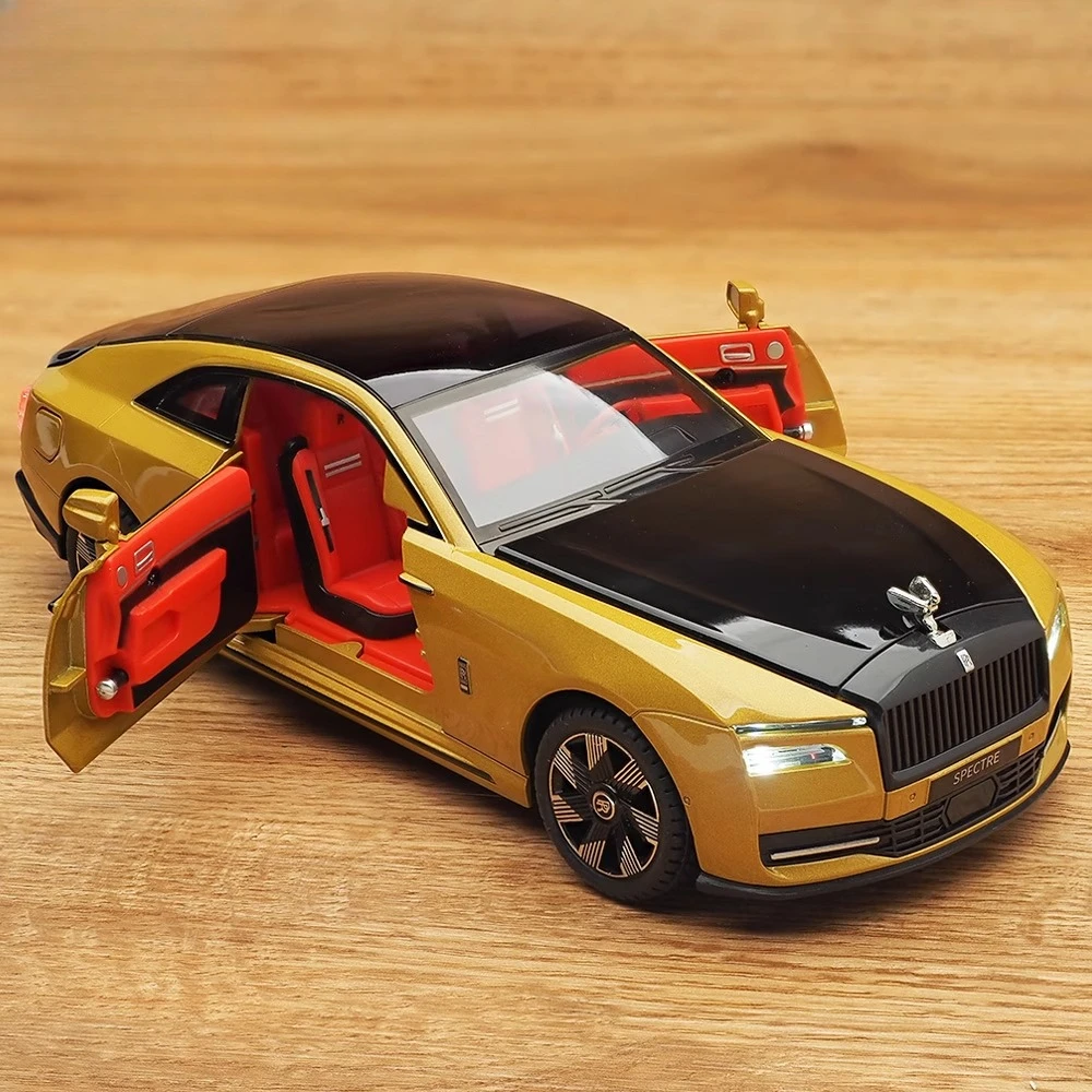 

1:24 SPECTRE luxury sports car simulation sound and light children's alloy toy car boy gift car model