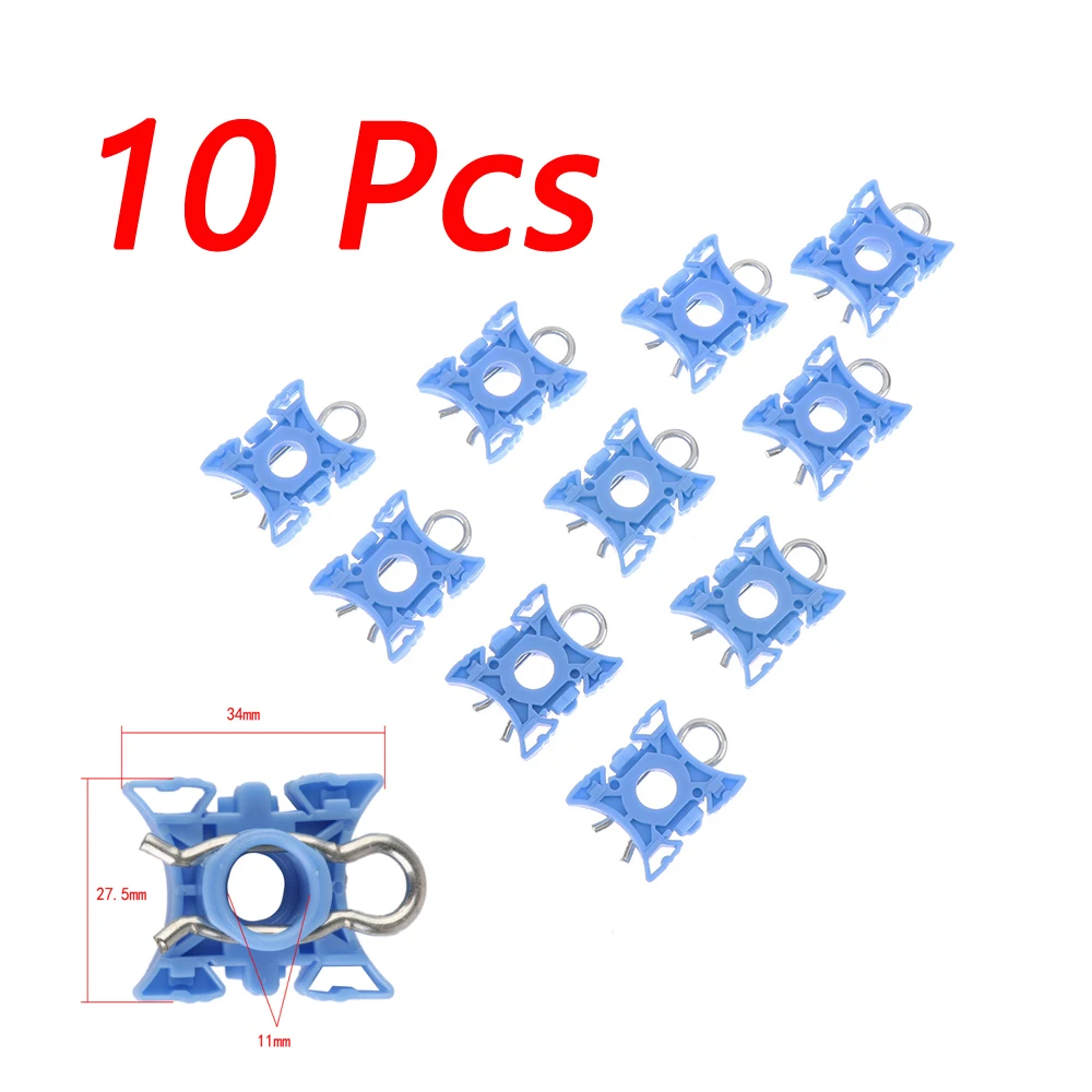 

10pcs Window Regulator Guide Slider Clips Sliding Blocks Clips for Volvo S60 S90 S80 V40 V60 V90 XC60 XC90 for BMW E36 E32 E34