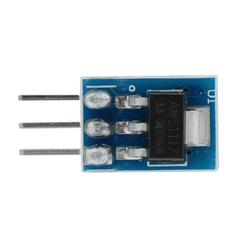 DC4.5V-7V ke 3.3/5V Step-Down Module Voltage Regulator Down Power Supply Buck Module 3 Pins AMS1117 800mA Adjustable Boost Board