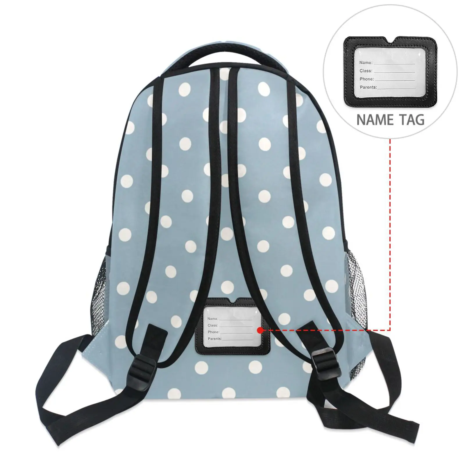 2023 New Large Capacity Backpack Women Laptop Backpacks Dot Design School Bags Teen College Grils Student Backpack mochila