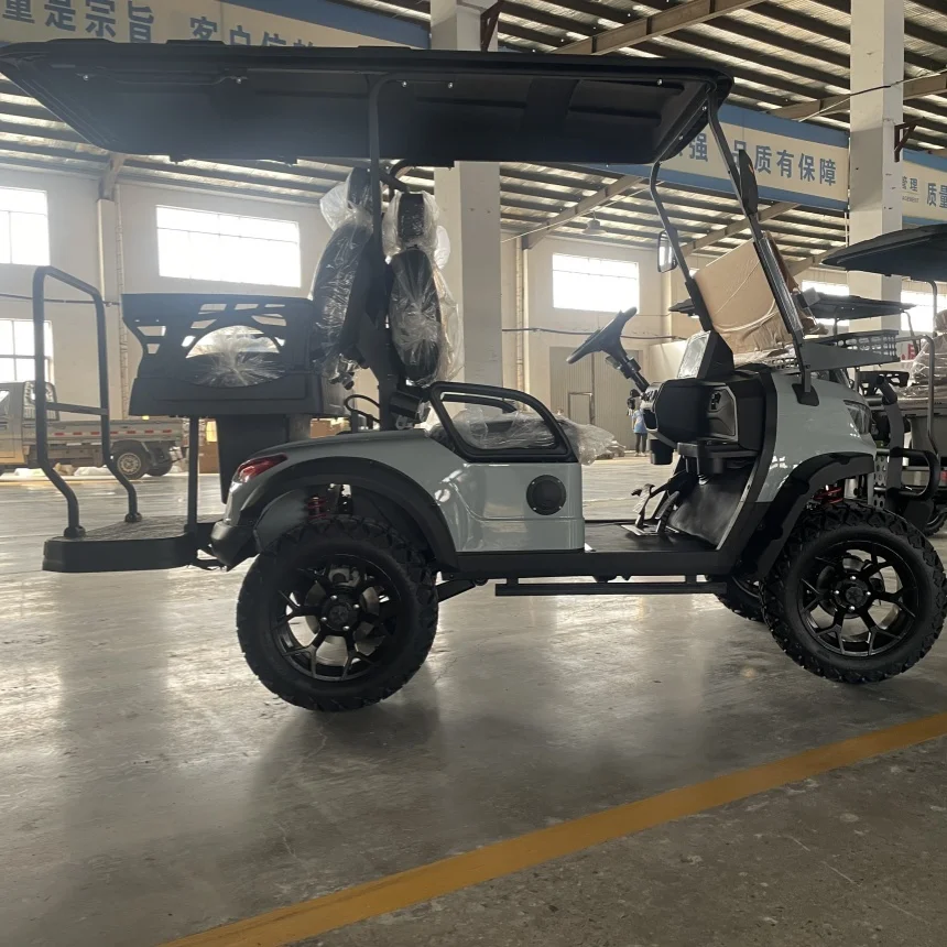 Quality Lithium Battery Golf Cart Off Road Club Car Refrigerator And Golf Strap New Energy Electric Golf Cart