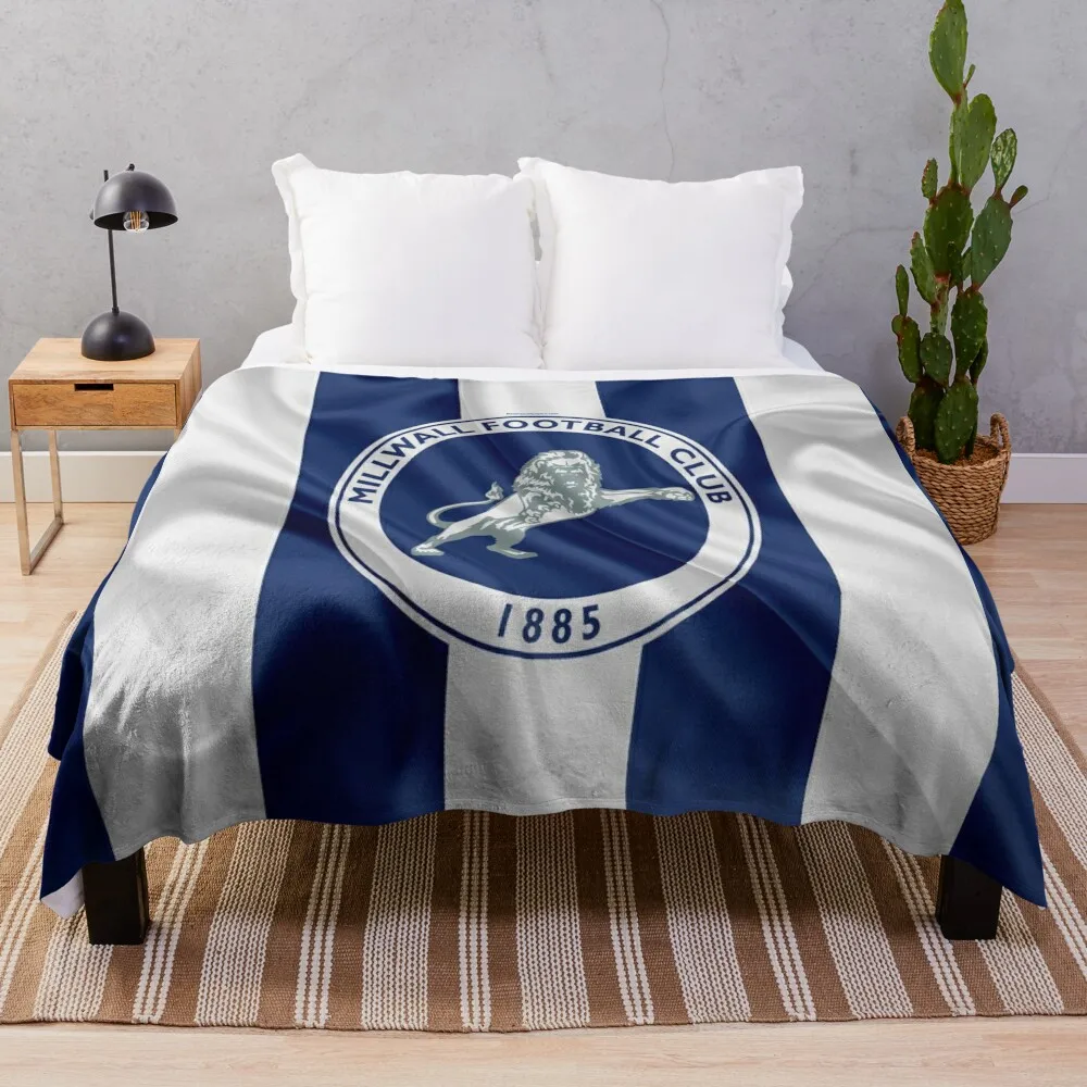 MILLWALL FBC Throw Blanket Sofa Quilt Summer Beautifuls Thin Blankets