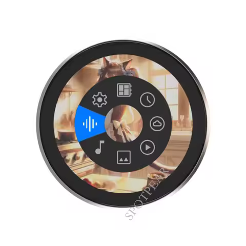 EPS32 S3 1.8 inch Voice Chat Display Touch Round LCD WIFI AIDA64 Secondary Screen /Video MP3 /Photo /For Arduino DeepSeek AI
