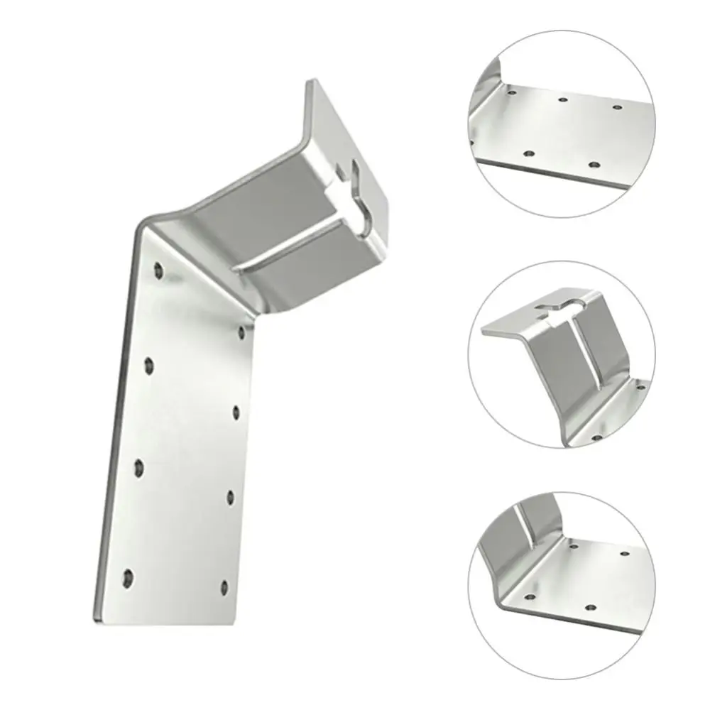 قوي 3 بوصة T-Post تصاعد قوس تصميم أنيق وبسيط دعم تصاعد عمودي قوس مقاومة الطقس الحديد #2