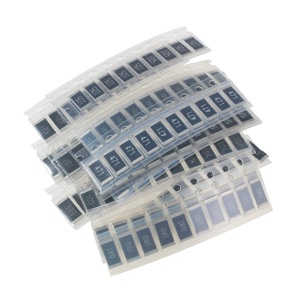 

330PCS/Set SMD 2512 Resistance Assorted Kit 5% 1R-1M kit resistores 33 Values 10pcs for Each diy electronic components