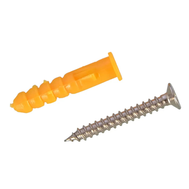 

M6*30 Plastic Expansion Screw M3.5 Cross Self Tapping Screw Tube Wall Plug Screw Phillips Flat Head 304 Stainless Steel Anchor