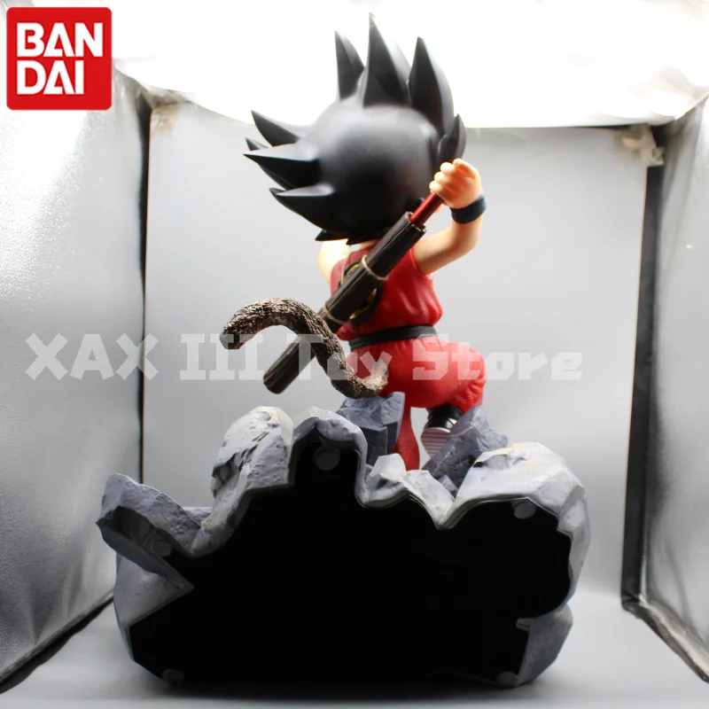 60cm Dragon Ball Son Goku Fighting Posture Childhood Anime Action Figures Statue Scene Model Collect Ornaments Around Animation