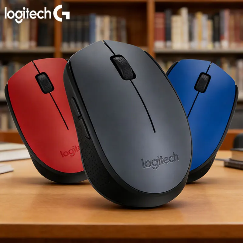 

Бесшумная офисная мышь Logitech M170, тихая и удобная, простая и практичная, подходит для офиса, бизнеса и путешествий