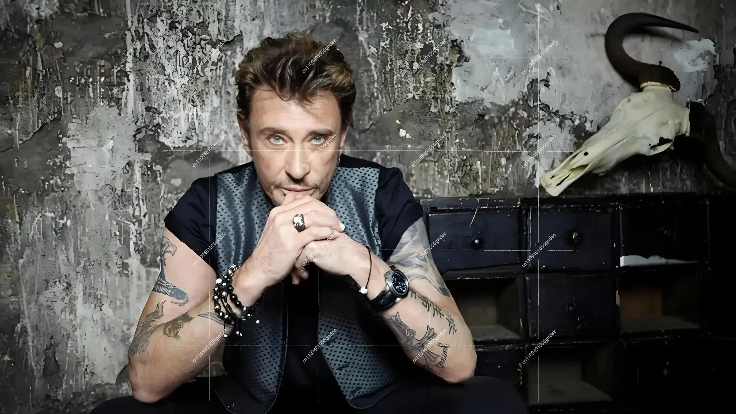 

Кроссовки Johnny Hallyday Rock Star High Top, повседневная спортивная обувь на заказ для мужчин, женщин и подростков