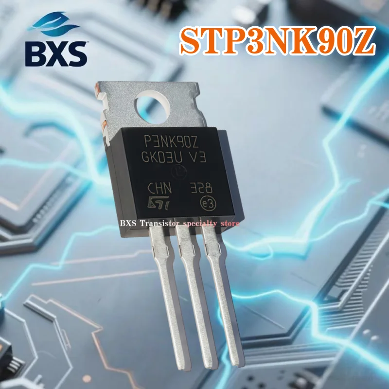 

10PCS New original STP3NK90Z 3NK90Z MOSFET TO-220 3A900V 3NK90 STP3NK90
