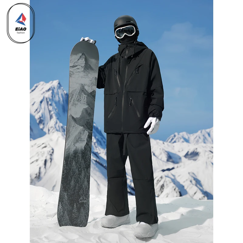 

Waterproof Windproof Thermal Ski Jacket Pants Set for Men Women Snowboarding Mountaineering Outdoor Sports Winter Sports Suit