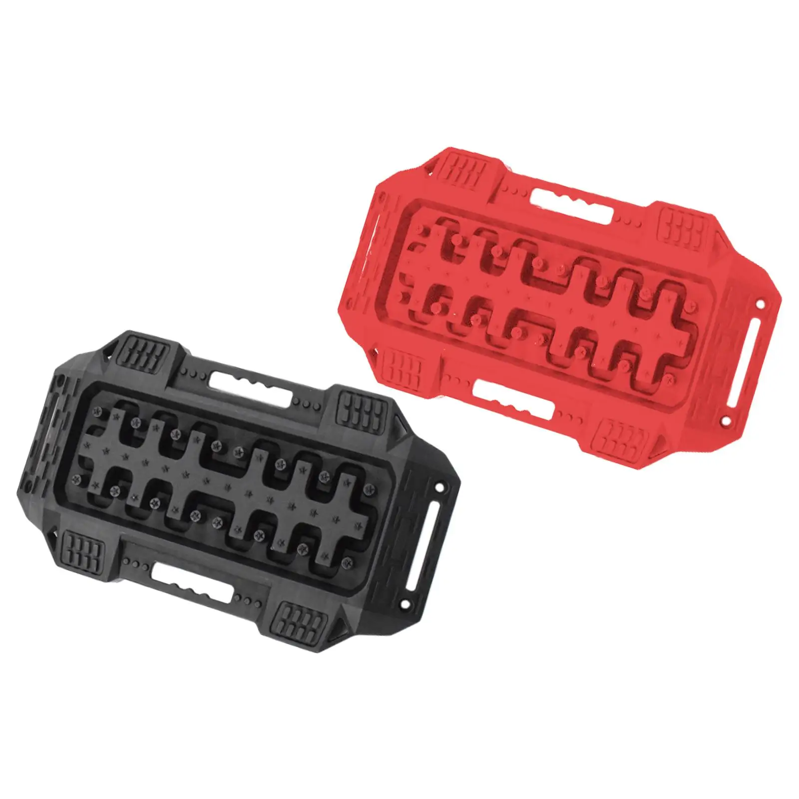 

Черный, красный, нейлоновый, 57 см, автомобильные тяговые доски для восстановления, аварийные дорожки, тяговый коврик для бездорожья, песка, грязь, снег