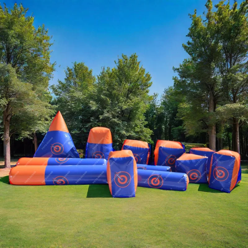 Factory Wholesale Price Customized Outdoor Sports Game Arena Interactive Paintball Shelter Inflatable Bunker Sale