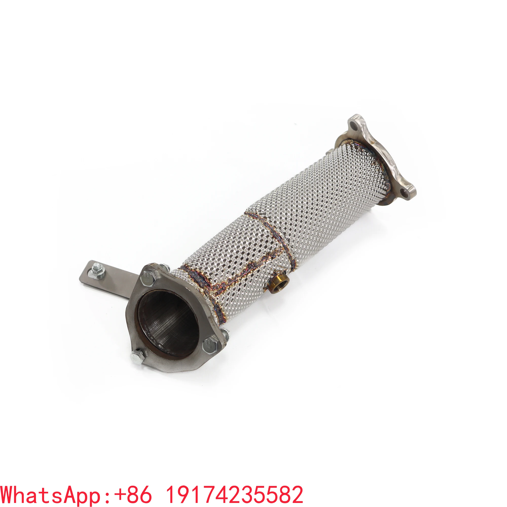 

For Stainless Steel Exhaust System Downpipe For Macan 95B 2.0T With Heat Shield High Quality Auto Turning Pipe Parts