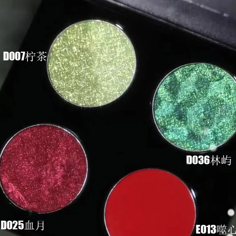 De'lanci sombra em pó auto conjunto paleta fosco shimmer camaleão sombra de olho gótico smokey alta cores maquiagem duradoura dos olhos