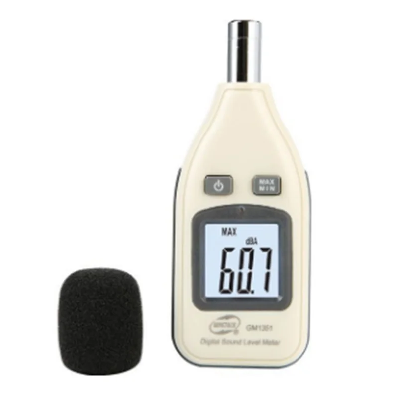 

AC88-37MD Noise Measurement Device ABS Sound Pressure Level Meter Noise Meter With Wide Measuring Ranges For Home
