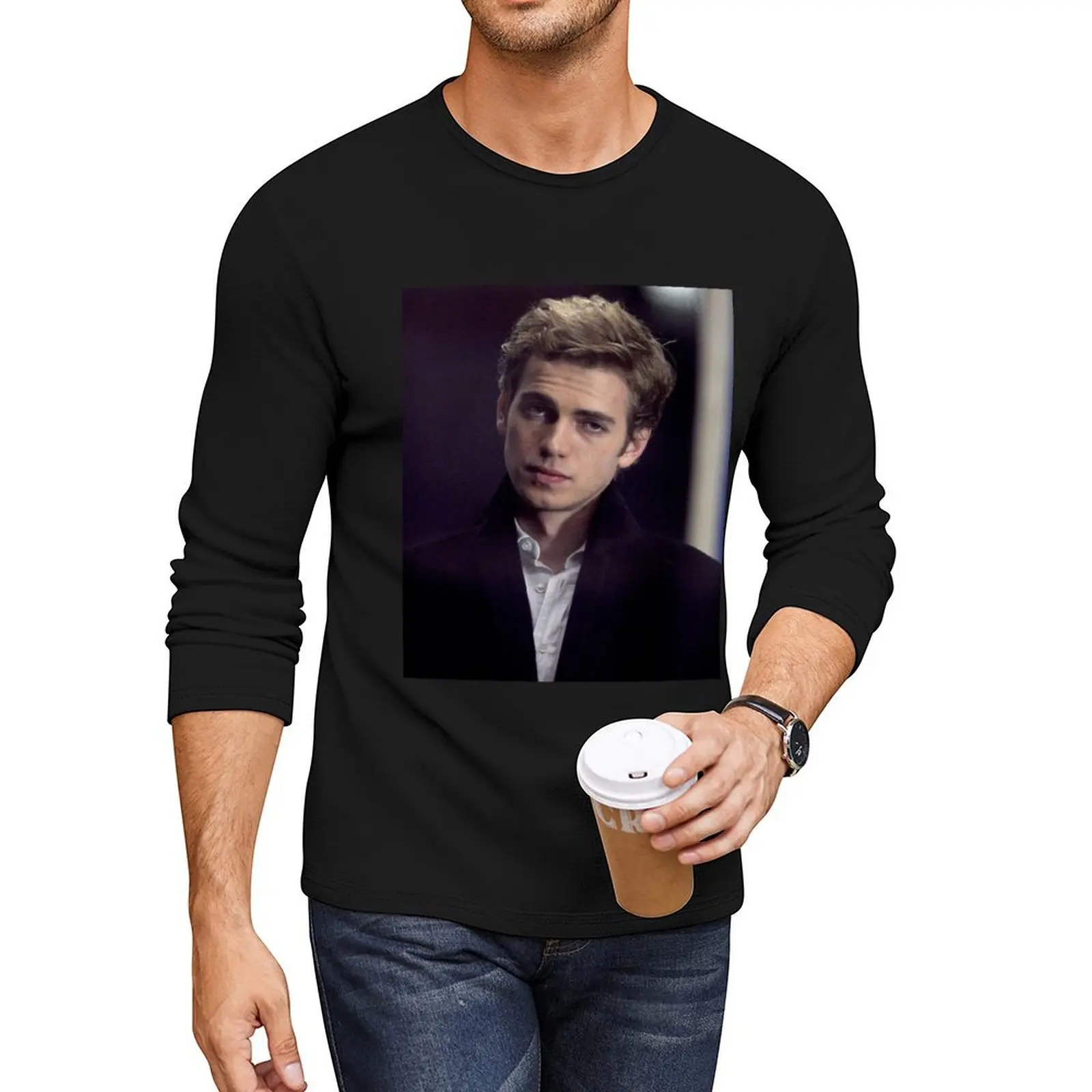 Hayden Christensen Long T-Shirt new edition t shirt cute clothes plus size tops graphic t shirt Men's t-shirt