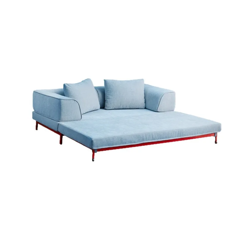 

Многофункциональный раскладной диван-кровать для гостиной, телескопический, с высокими ножками, из ткани, для нескольких человек, для отдыха