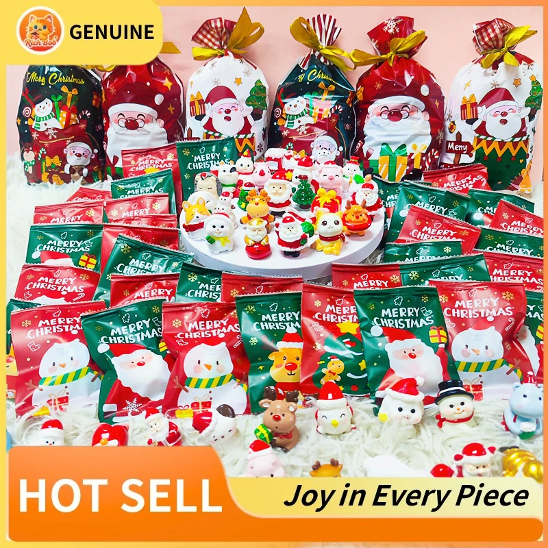 

Genuine Mini Blind Bag Small Gift Blind Box Christmas Decoration Santa Claus Snowman Children Reward Surprise Kawaii Trendy Toys