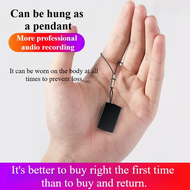 

Professional Ultra-Thin Magnetic Voice Recorder - HD Noise Reduction, OTG Phone Editing, 360° Omnidirectional Capture, Timestamp