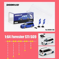 Shoom64 Alloy 1:64 Forester STi SG9 Simulation Car Model Classics Adult Souvenir Gift Hobby & Toys